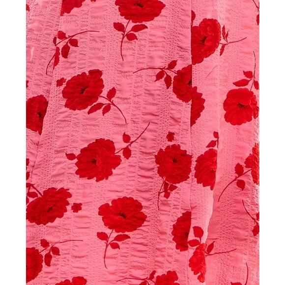 Floral Print Textured Dress CRYSTAL DOLL Size XS - Picture 5 of 5